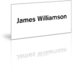 1 Line B&W Label