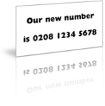 2 Line B&W Label