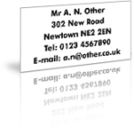 5 Line B&W Label