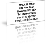 6 Line B&W Label